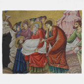 十字架から下へ フリースブランケット (正面(横))