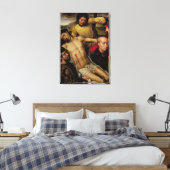 十字架から降下す離れる手盤 キャンバスプリント (インサイチュ (寝室))