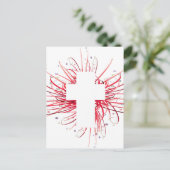 十字架で喜び！ ポストカード (スタンド正面)