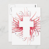 十字架で喜び！ ポストカード (正面/裏面)