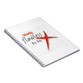 十字架で完璧に作られた。 ノートブック (右側)