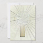 十字架で思い出を愛して 招待状 (裏面)