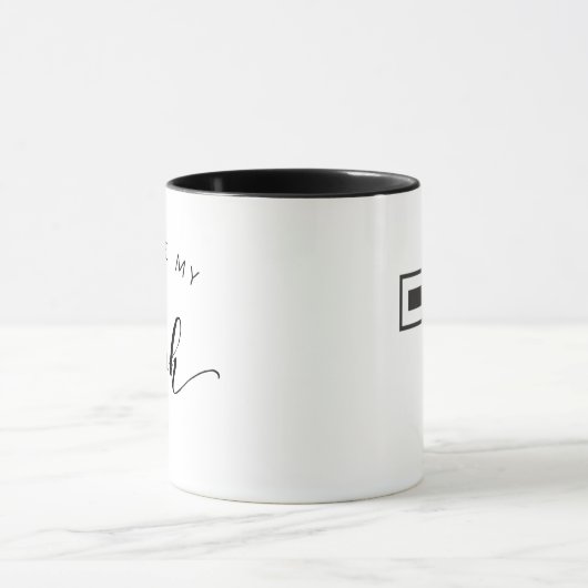 十字架で教会のコーヒーマグが大好き マグカップ (中央)