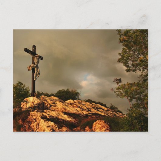 十字架で死んだイエス ポストカード (正面)