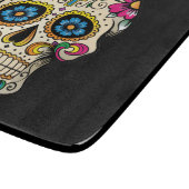 十字架で死んだ砂糖スカルの日 カッティングボード (角)