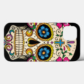 十字架で死んだ砂糖スカルの日 Case-Mate iPhoneケース (裏面 (横))