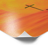 十字架で私に会う フォトプリント            (角)