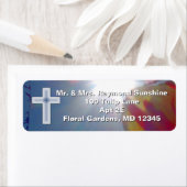 十字架で空のバプテスマを求める ラベル (インサイチュ)