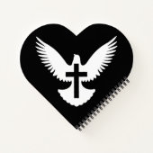 十字架で鳩 ノートブック (裏面)