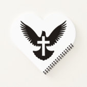 十字架で鳩 ノートブック (裏面)