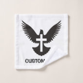 十字架で鳩 バスタオルセット (ウォッシュタオル)