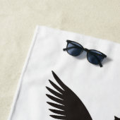 十字架で鳩 ビーチタオル (インサイチュ)