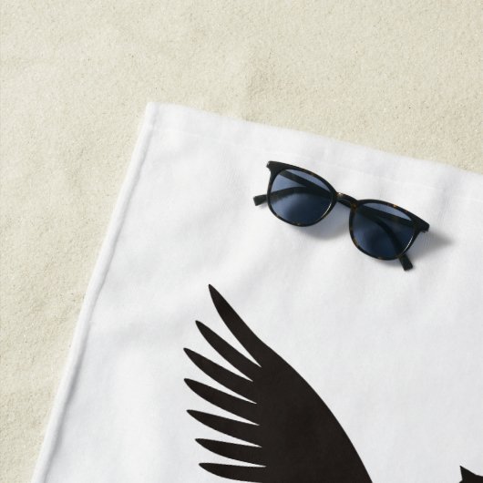 十字架で鳩 ビーチタオル (インサイチュ)