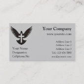 十字架で鳩 名刺 (正面)