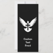 十字架で鳩 招待状 (正面)