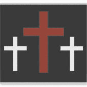 十字架で シール (正面)