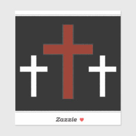 十字架で シール