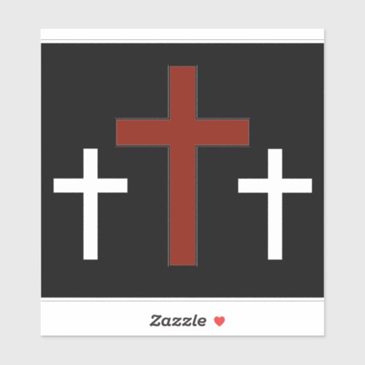 十字架で シール (シート)