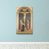 十字架とヴァージンSS.エバンジェリ王 キャンバスプリント (インサイチュ (ウッドフロア))