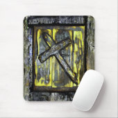 十字架と悔やみや弔慰 マウスパッド (マウス)