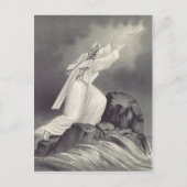 十字架と王冠のクリスチャン記号 ポストカード (正面)