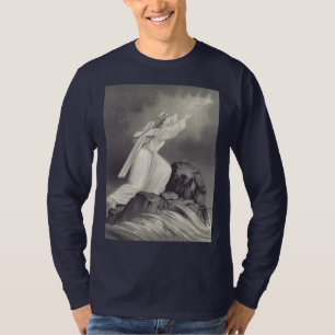 十字架と王冠のクリスチャン記号 Tシャツ