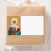 十字架と聖なる炎の聖なるブリジット ラベル (インサイチュ)