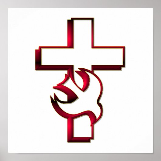 十字架と聖霊/聖霊幽霊 ポスター (正面)