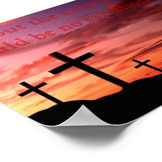 十字架なしで ポスター (角)