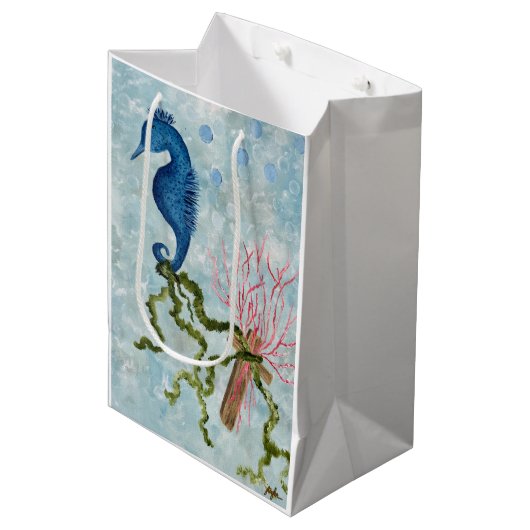 十字架にしがみつく ミディアムペーパーバッグ (正面アングル)