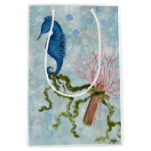 十字架にしがみつく ミディアムペーパーバッグ (正面)