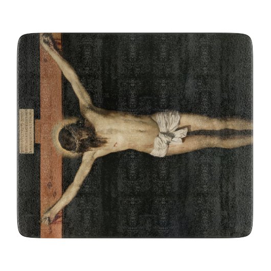 十字架につけられたキリスト(信仰)(ベラスケス) カッティングボード (正面)