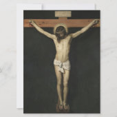 十字架につけられたキリスト(信仰)(ベラスケス) カード (正面)