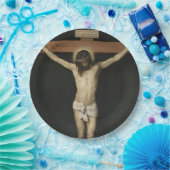 十字架につけられたキリスト(信仰)(ベラスケス) ペーパープレート (パーティー)