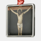 十字架につけられたキリスト(信仰)(ベラスケス) メタルオーナメント (左)