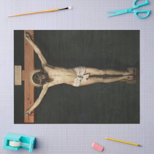 十字架につけられたキリスト(信仰)(ベラスケス) 薄葉紙 (クラフト)