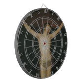 十字架につけられたキリスト（十字架上のイエス）（ゴヤ著） ダーツボード (正面左)