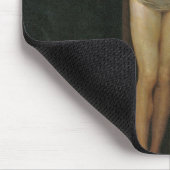 十字架につけられたキリスト（十字架上のイエス）（ゴヤ著） マウスパッド (コーナー)