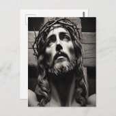 十字架につけられた救い主の最後の瞬間イエス ポストカード (正面/裏面)