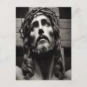 十字架につけられた救い主の最後の瞬間イエス ポストカード (正面)