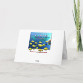 十字架につけられた爪、 ネイルグリーティングカード カード (裏面)