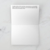 十字架につけられた爪、 ネイルグリーティングカード カード (内部)