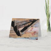 十字架につけられた爪、 ネイルグリーティングカード カード (正面)