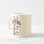 十字架にて コーヒーマグカップ (正面左)