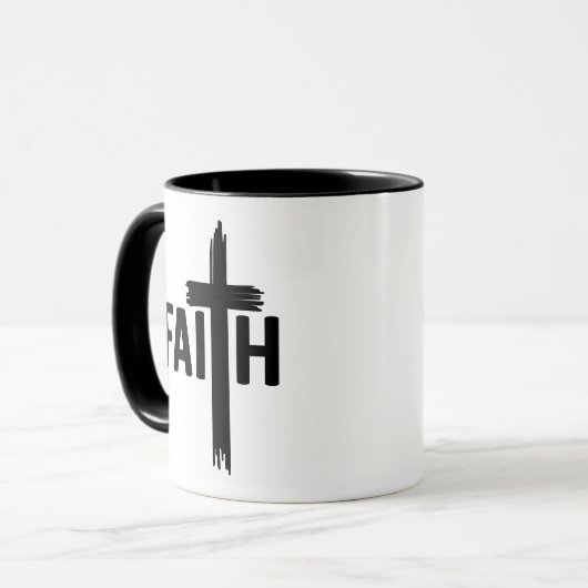 十字架による信仰 マグカップ (正面左)