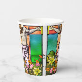 十字架にイエス 紙コップ (正面)