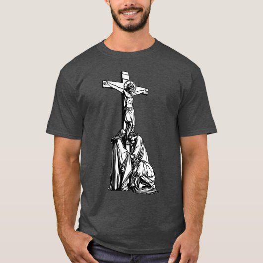 十字架にイエス Tシャツ (正面)