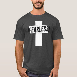十字架に恐れを知ら与えないキリスト教徒 Tシャツ