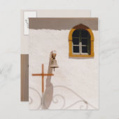 十字架のあるギリシャの教会 案内ポストカード (正面/裏面)