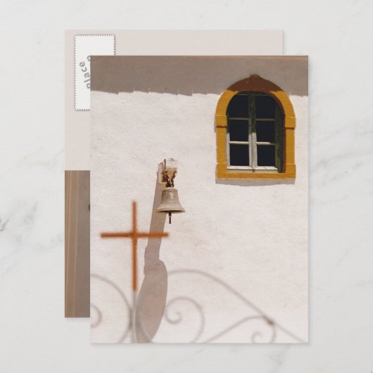 十字架のあるギリシャの教会 案内ポストカード (正面/裏面)